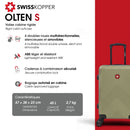 OLTEN - Cabin S hard-shell suitcase - SWISS KOPPER
