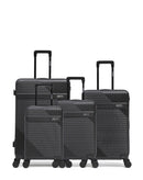 WOHLEN - 4-piece hard-shell suitcase set - Large suitcase, Medium suitcase, Cabin S and Cabin XS - SWISS KOPPER