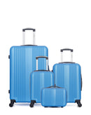 4 Luggage Bundle Large 75cm, Cabin 55cm and Underseat 46cm LIPARI