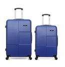 Set of 2 large suitcases and MIAMI weekend suitcase