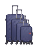 SPIEZ-M - 4-piece hard-shell suitcase set - Large suitcase, Medium suitcase, Cabin S and Cabin XXS - SWISS KOPPER
