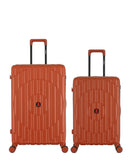 2-Piece Hard-Shell Suitcase Set ODEON - Large and Medium