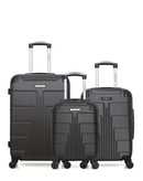 BLUESTAR - 3-Piece Suitcase Set - Medium Suitcase, Cabin S and Cabin XXS OTTAWA