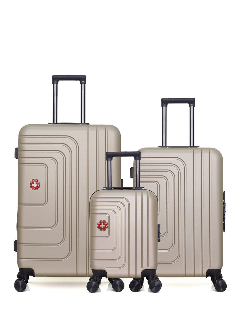 SWISS KOPPER - LOT DE 3 - Valises grand format, weekend et cabine XXS RUTI