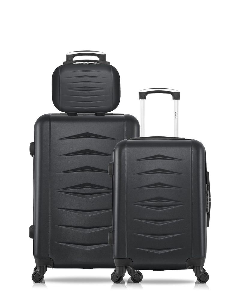 3 Luggages Bundle Medium 65cm, Cabin 55cm and Vanity Case OVIEDO