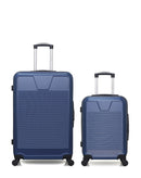 WAVE PARIS - 2-Piece Suitcase Set - Large Suitcase and Cabin S SELENGA