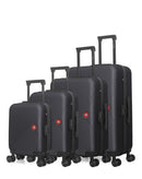 SPIEZ-M - 4-piece hard-shell suitcase set - Large suitcase, Medium suitcase, Cabin S and Cabin XXS - SWISS KOPPER