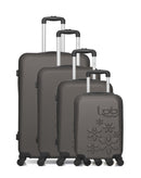 ELEONOR-M - 4-piece hard-shell suitcase set - Large suitcase, Medium suitcase, Cabin S and Cabin XXS - LPB LUGGAGE