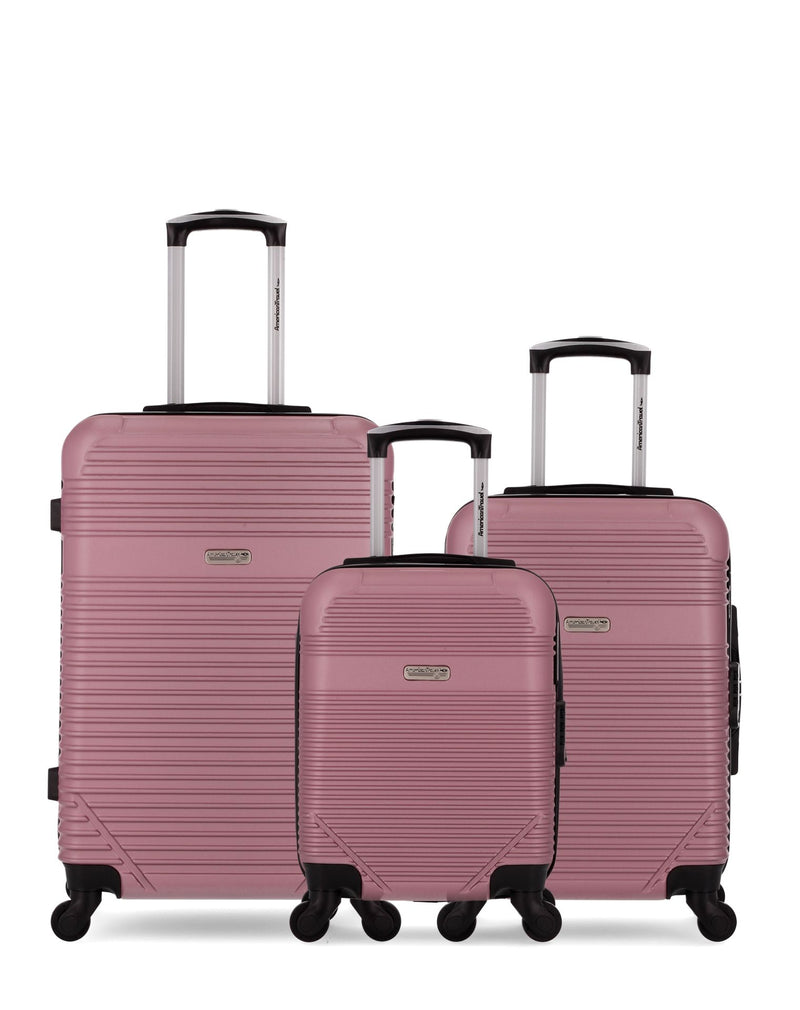 3 Luggage Set Medium 65cm, Cabin 55cm and Underseat 46cm MEMPHIS
