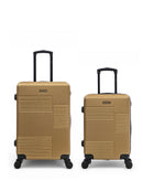 LIVIA - 2-piece hard-shell suitcase set - Medium suitcase and Cabin S - LPB LUGGAGE