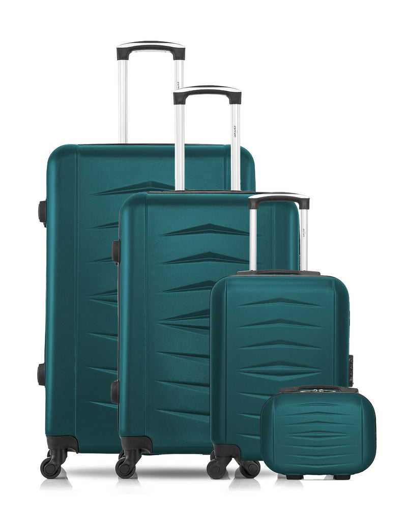 4 Luggages Bundle Large 75cm, Medium 65cm, Underseat 46cm and Vanity Case OVIEDO