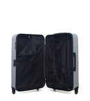 SELENGA - 4-piece hard-shell luggage set - Large suitcase, Medium suitcase, Cabin S and Vanity case - WAVE PARIS