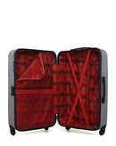 Set of 2 large suitcases and MIAMI weekend suitcase