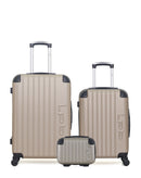 LPB LUGGAGE HAMBOURG - 3-piece luggage set in ABS (medium suitcase, cabin S and vanity case)