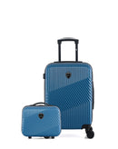 2 Luggages Bundle Cabin 55cm and Vanity Case PETER