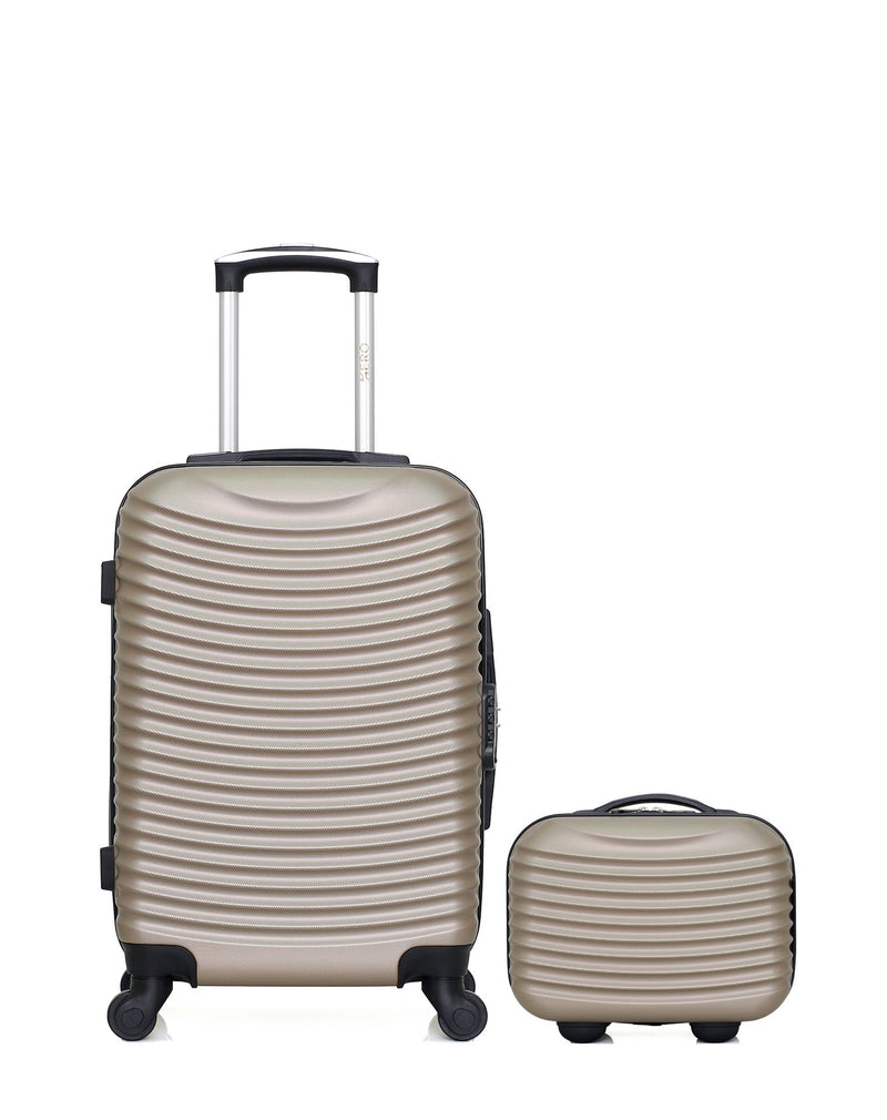 2 Luggages Bundle Cabin 55cm and Vanity Case ETNA