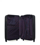 LPB LUGGAGE HAMBOURG - 4-piece luggage set in ABS (large suitcase, medium suitcase, cabin S and vanity case)