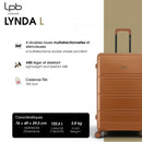 LYNDA - 2-piece hard-shell suitcase set - Large suitcase and Cabin XS - LPB LUGGAGE