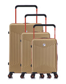 NORTH BEACH - 3-piece hard-shell suitcase set - Large suitcase, Medium suitcase and Cabin S - AMERICAN TRAVEL