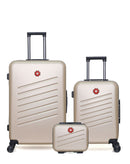 3 Luggage Bundle Large 75cm, Cabin 55cm and Vanity Case ZURICH