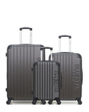 BLUESTAR - LOT DE 3 - Valises grand format, weekend et cabine BUCAREST