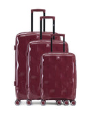 AQUILA - 3-piece hard-shell suitcase set - Large suitcase, Medium suitcase and Cabin S - OBAGO