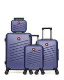 4 Luggage Bundle Medium 65cm, Cabin 55cm, Underseat 46cm and Vanity Case ZURICH