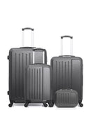 HERO - LOT DE 4 - Valises grand format, weekend, cabine et vanity VESUVIO