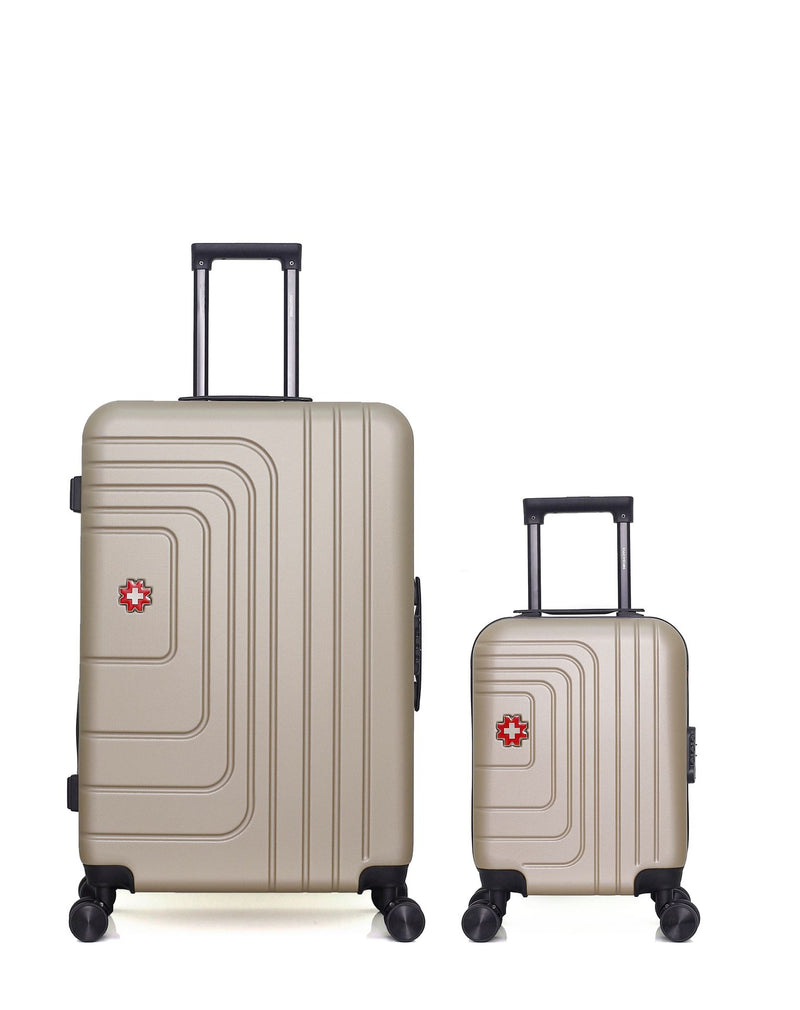 SWISS KOPPER - LOT DE 2 - Valises grand format et cabine XXS RUTI