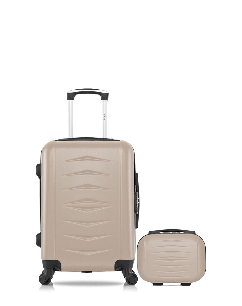 2 Luggages Bundle Cabin 55cm and Vanity Case OVIEDO