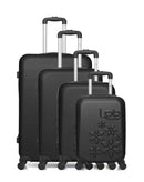 ELEONOR-M - 4-piece hard-shell suitcase set - Large suitcase, Medium suitcase, Cabin S and Cabin XXS - LPB LUGGAGE