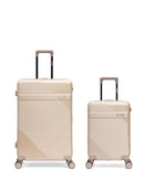 WOHLEN - 2-piece hard-shell suitcase set - Large suitcase and Cabin S - SWISS KOPPER