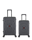 2-Piece Hard-Shell Suitcase Set ODEON - Medium and XS Cabin