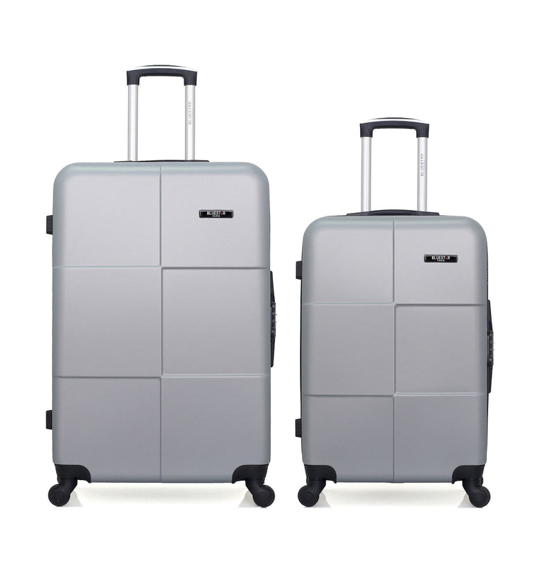 Set of 2 large suitcases and MIAMI weekend suitcase