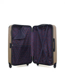 LPB LUGGAGE HAMBOURG - 4-piece luggage set in ABS (large suitcase, medium suitcase, cabin S and vanity case)