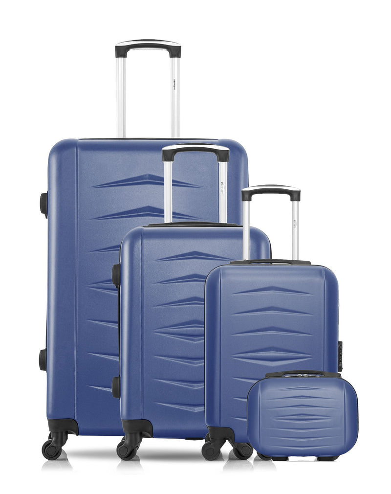 4 Luggages Bundle Large 75cm, Cabin 55cm, Underseat 46cm and Vanity Case OVIEDO