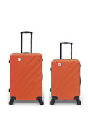 YELLOWSTONE - 2-piece hard-shell suitcase set - Medium suitcase and Cabin S - AMERICAN TRAVEL