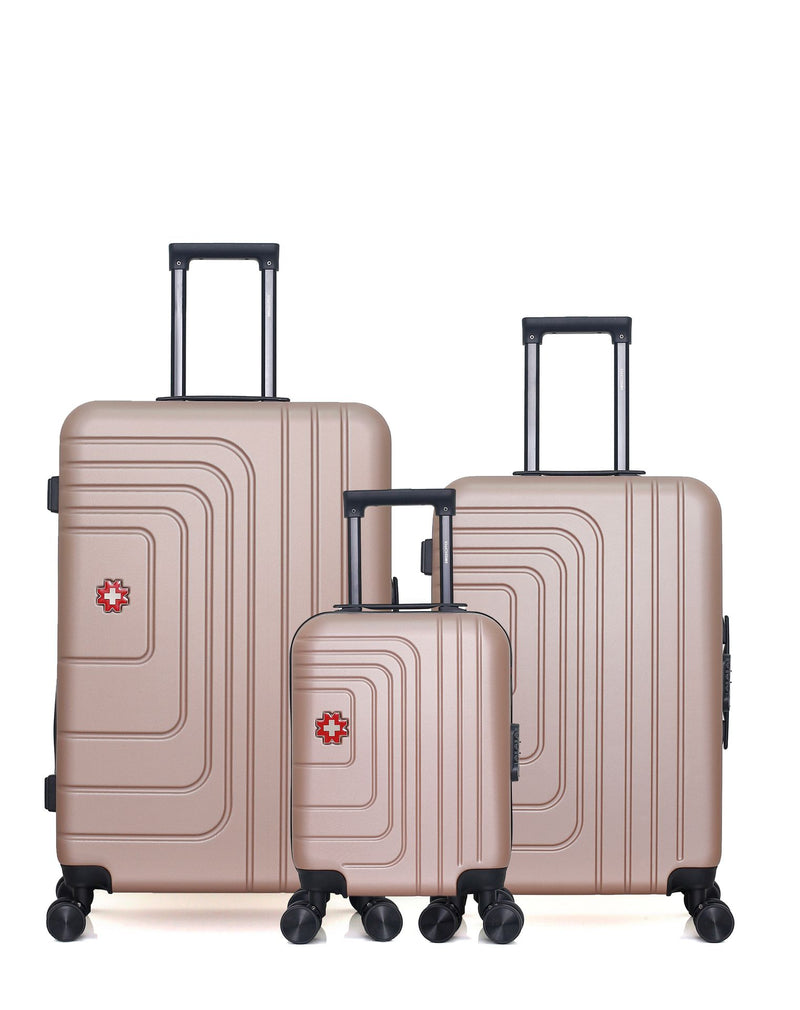 SWISS KOPPER - LOT DE 3 - Valises grand format, weekend et cabine XXS RUTI