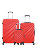 3 Luggage Bundle Large 75cm Medium 65cm Cabin 45cm Danube
