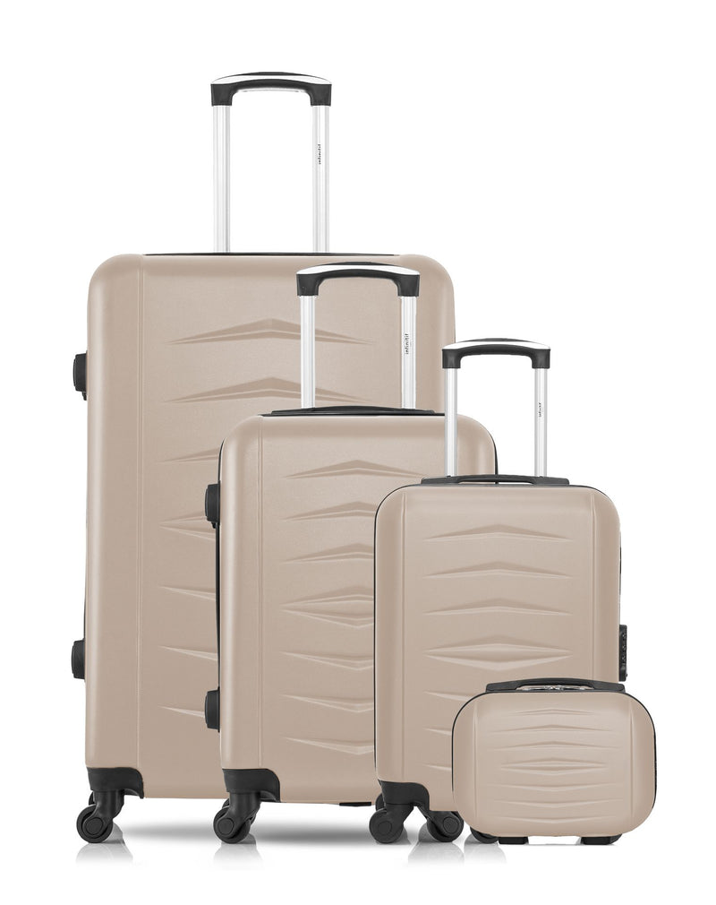 4 Luggages Bundle Large 75cm, Cabin 55cm, Underseat 46cm and Vanity Case OVIEDO