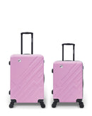 YELLOWSTONE - 2-piece hard-shell suitcase set - Medium suitcase and Cabin S - AMERICAN TRAVEL