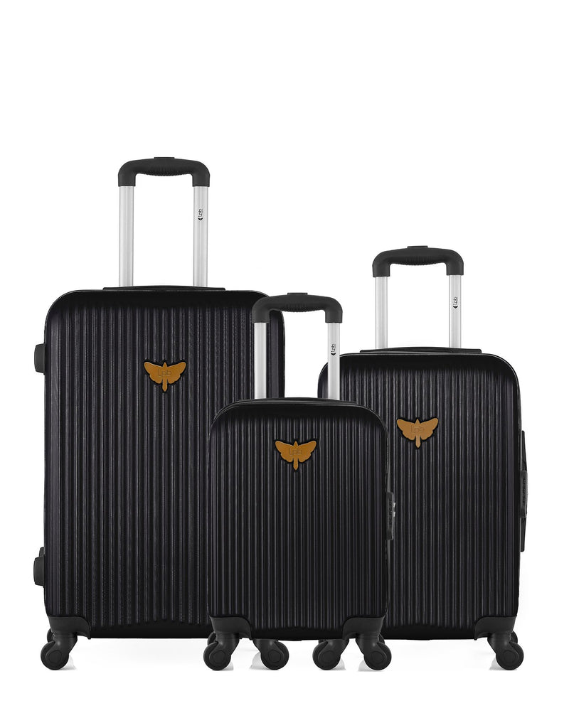 3 Luggage Bundle Medium 65cm Cabin 55cm Underseat 46cm Agatha - LPB