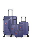 SWISS KOPPER - LOT DE 4 - Valises grand format, cabine, cabine XXS et vanity RUTI