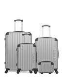LPB LUGGAGE HAMBOURG - 4-piece luggage set in ABS (large suitcase, medium suitcase, cabin S and vanity case)