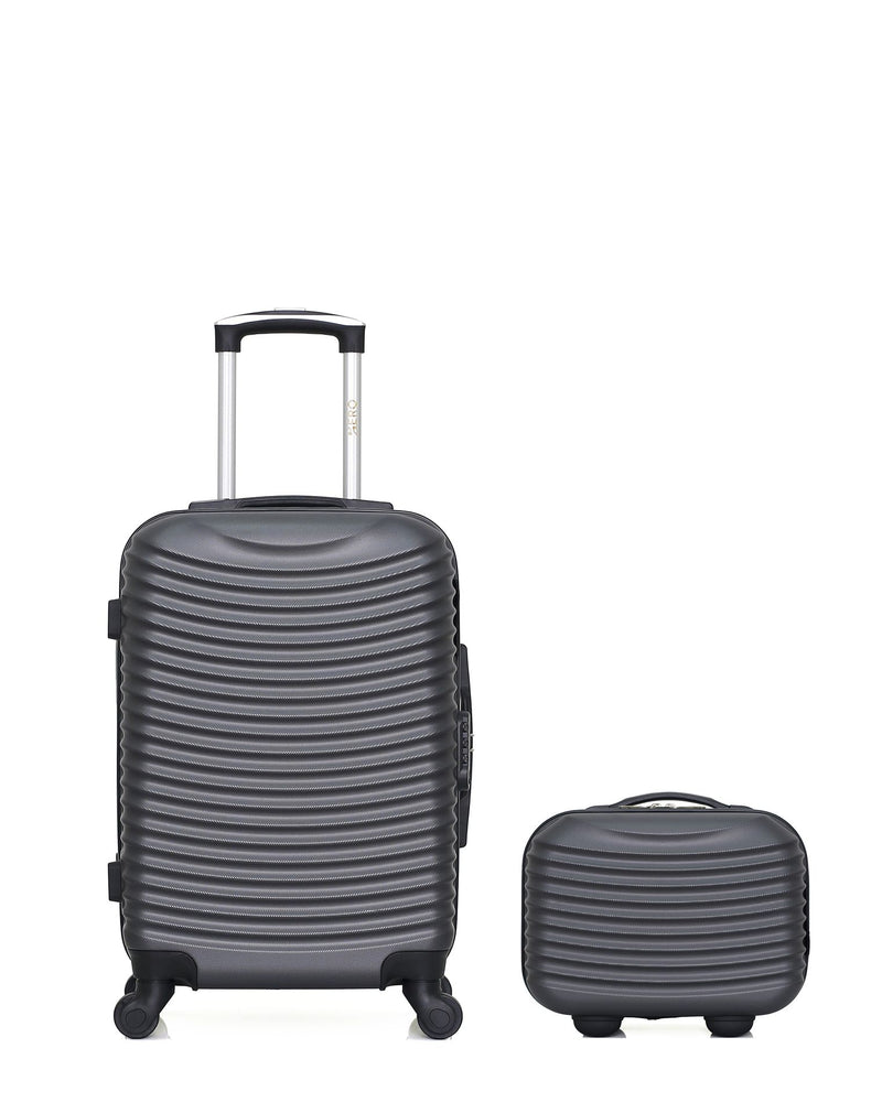 2 Luggages Bundle Cabin 55cm and Vanity Case ETNA
