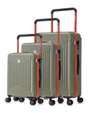 NORTH BEACH - 3-piece hard-shell suitcase set - Large suitcase, Medium suitcase and Cabin S - AMERICAN TRAVEL