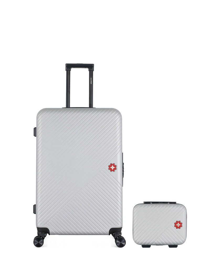 2 Luggage Bundle Large 75cm and Vanity Case SPIEZ