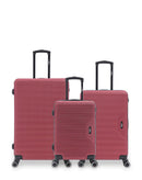 WAGRAM - 3-piece hard-shell suitcase set - Large suitcase, Medium suitcase and Cabin S - BLUESTAR