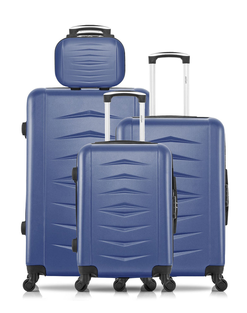 4 Luggages Bundle Large 75cm, Medium 65cm, Cabin 55cm and Vanity Case OVIEDO