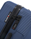 WAGRAM - 3-piece hard-shell suitcase set - Large suitcase, Medium suitcase and Cabin S - BLUESTAR